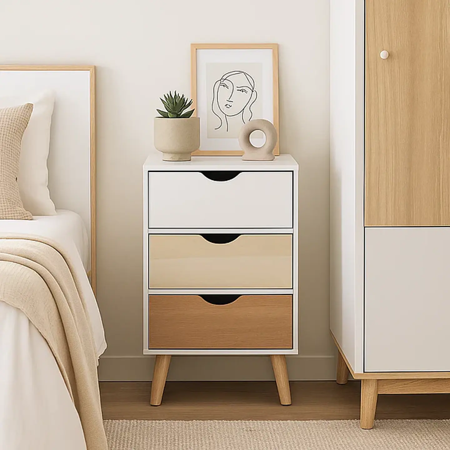 Velador Eames 3 Niveles (KL) 1