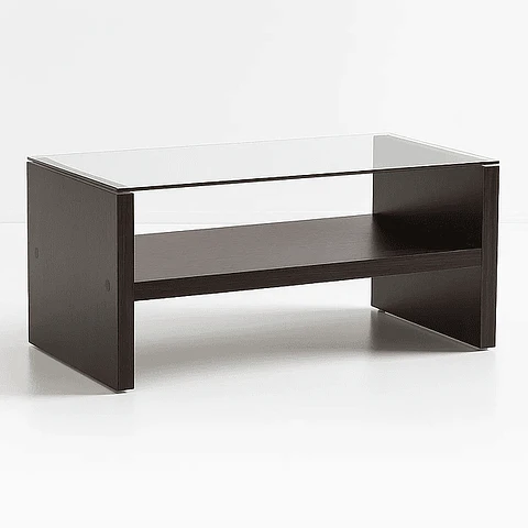 Mesa de centro Walnut Glass (KL)