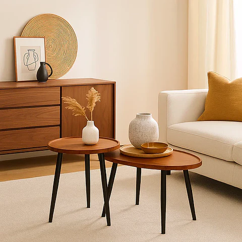 Set Mesas de centro Eames Wood (KL)