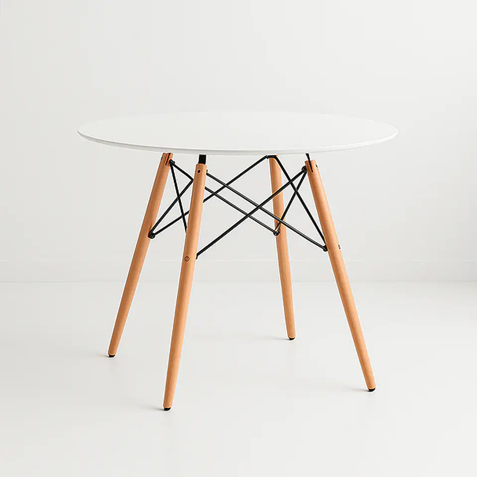 Mesa Eames Blanca 80 (Kl) 2