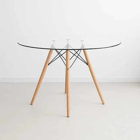 Mesa Eames Vidrio (Kl)