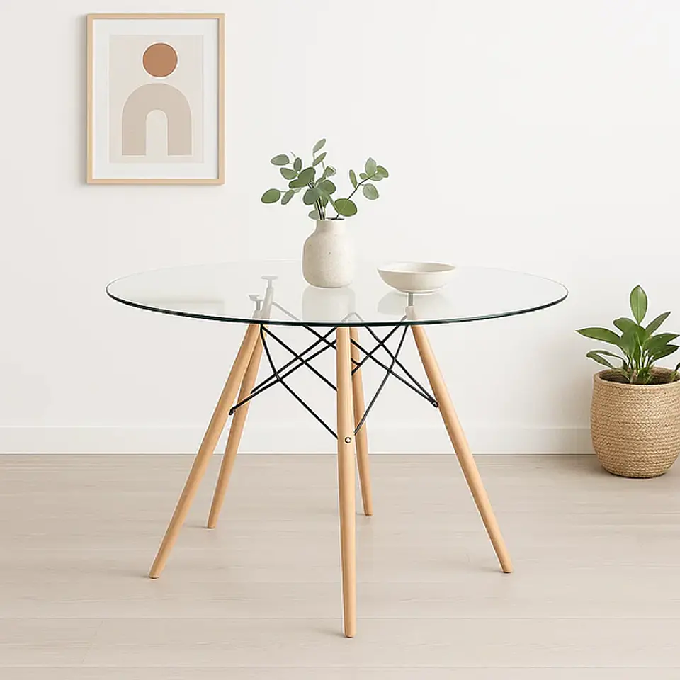 Mesa Eames Vidrio (Kl) 3