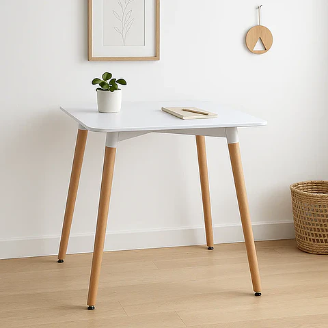 Mesa Eames Cuadrada Blanca (Kl)