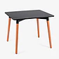 Mesa Eames Cuadrada Negra (Kl) - Miniatura 2