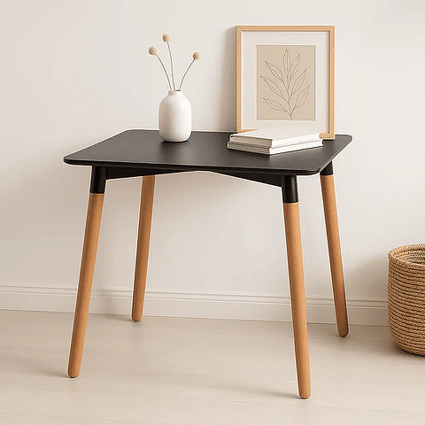 Mesa Eames Cuadrada Negra (Kl)