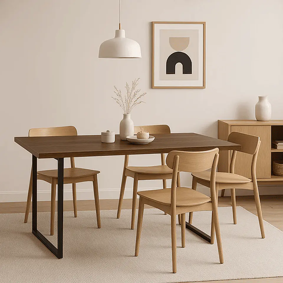 Mesa Industrial Walnut (kl) 1