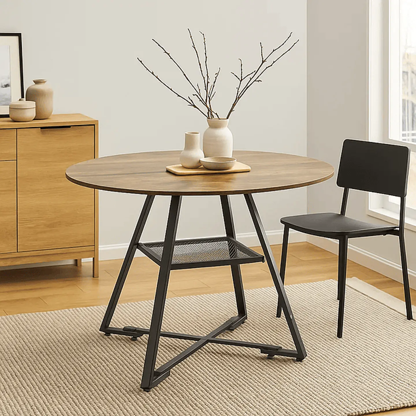 Mesa de Comedor Industrail Torn (Kl) 1