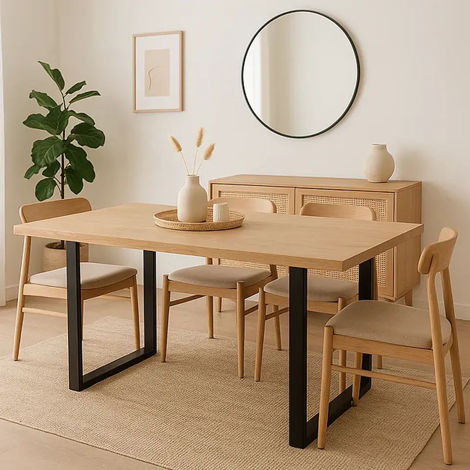 Mesa de Comedor Industrial Claro 160 (KL) 1