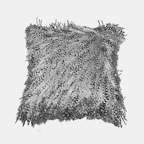 Cojín Plain Plateado