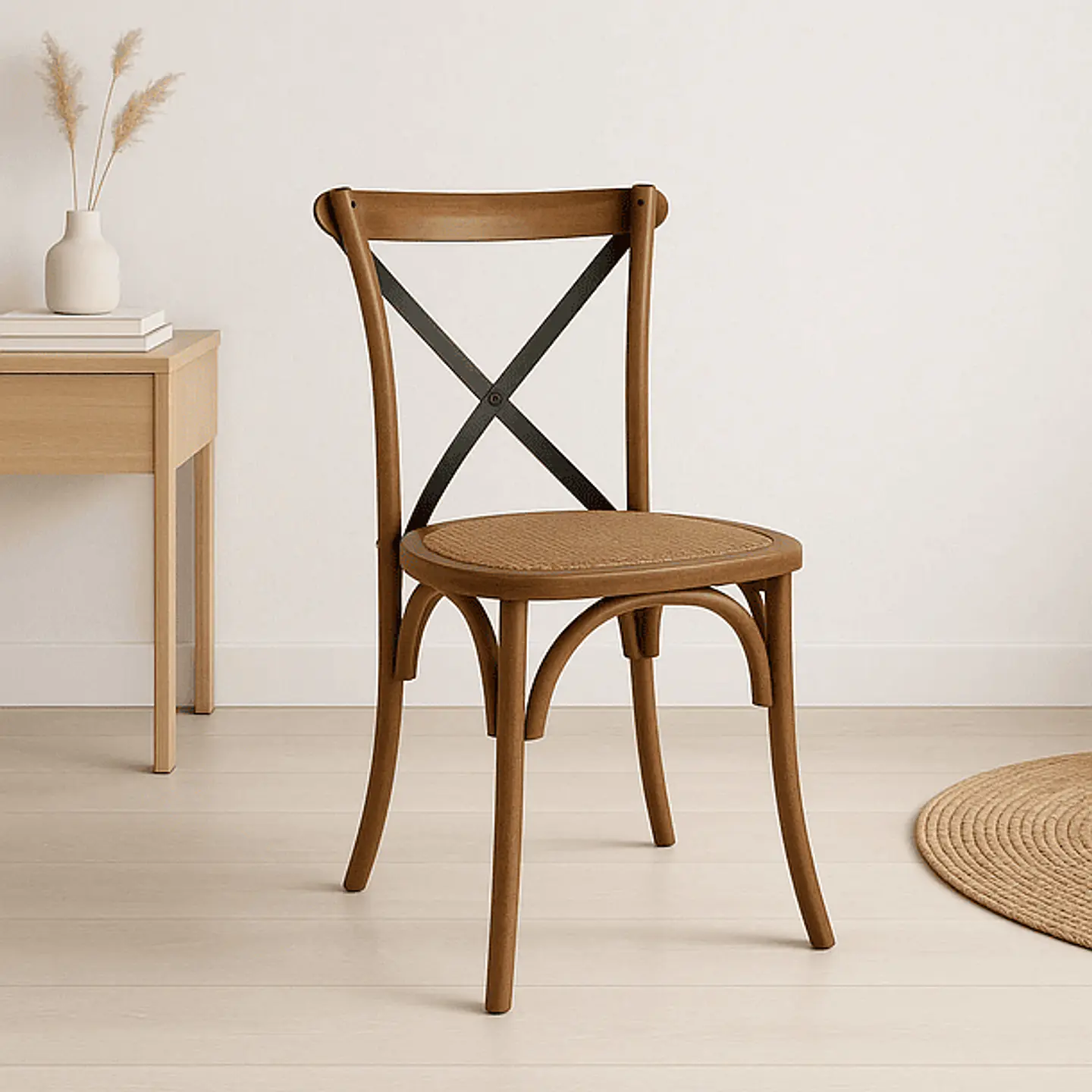 Pack 2 Sillas Rattan Crossback (Kl) 2