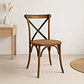 Pack 2 Sillas Rattan Crossback (Kl) - Miniatura 2
