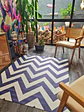 Alfombra Vinílica / Zig Zag Marino Telar - Miniatura 2