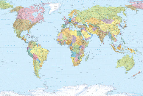 Fotomural / World Map XL