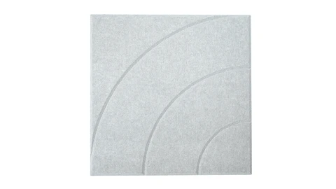 Pack 4 Paneles Acústicos Adhesivos / Gris Curve