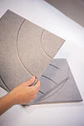 Pack 4 Paneles Acústicos Adhesivos / Gris Curve - Miniatura 7