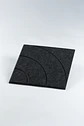 Pack 4 Paneles Acústicos Adhesivos / Negro Curve - Miniatura 4