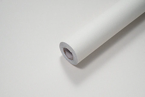 Papel Mural Adhesivo / Blanco Invierno Lino 88412