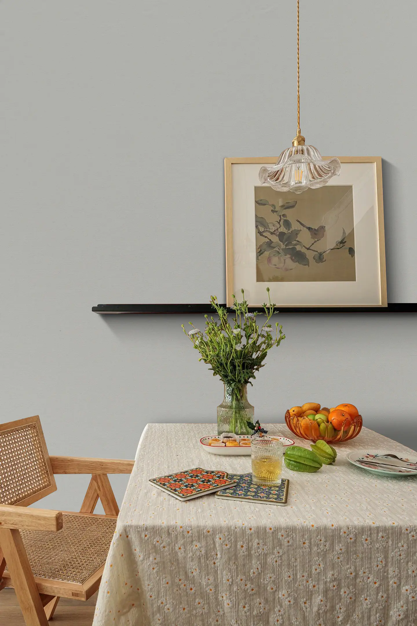 Papel Mural Adhesivo / Blanco Invierno Lino 88412 9