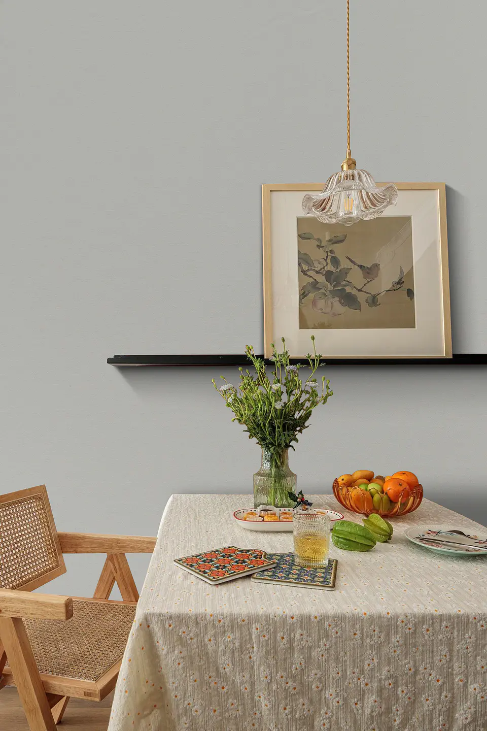 Papel Mural Adhesivo / Blanco Invierno Lino 88412 9