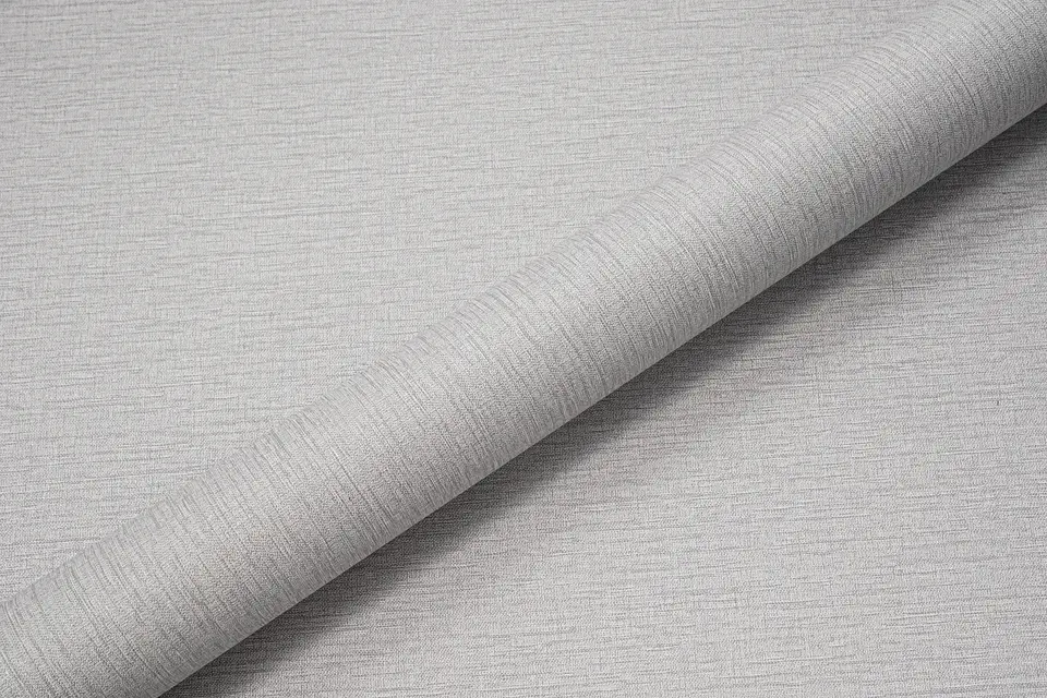 Papel Mural Adhesivo / Lino Gris 88413 6