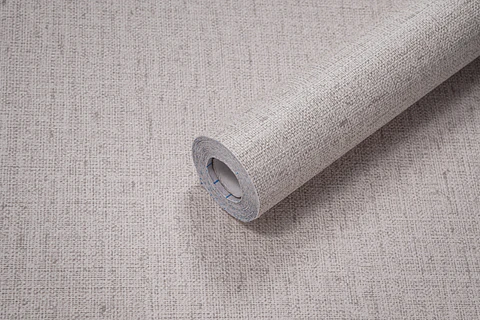 Papel Mural Adhesivo / Arpillera Beige 88416