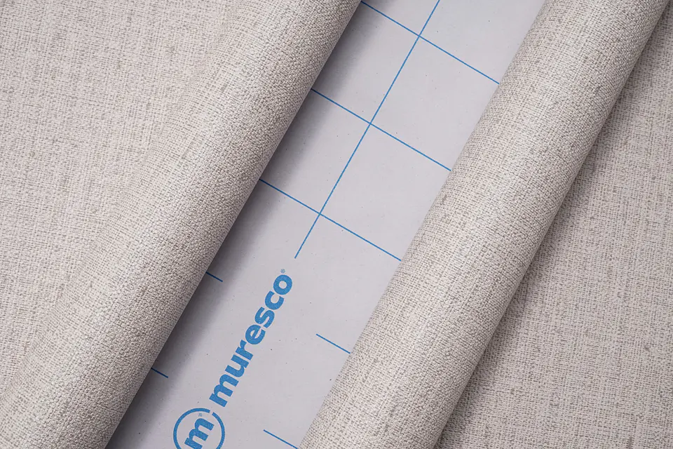 Papel Mural Adhesivo / Arpillera Beige 88416 4