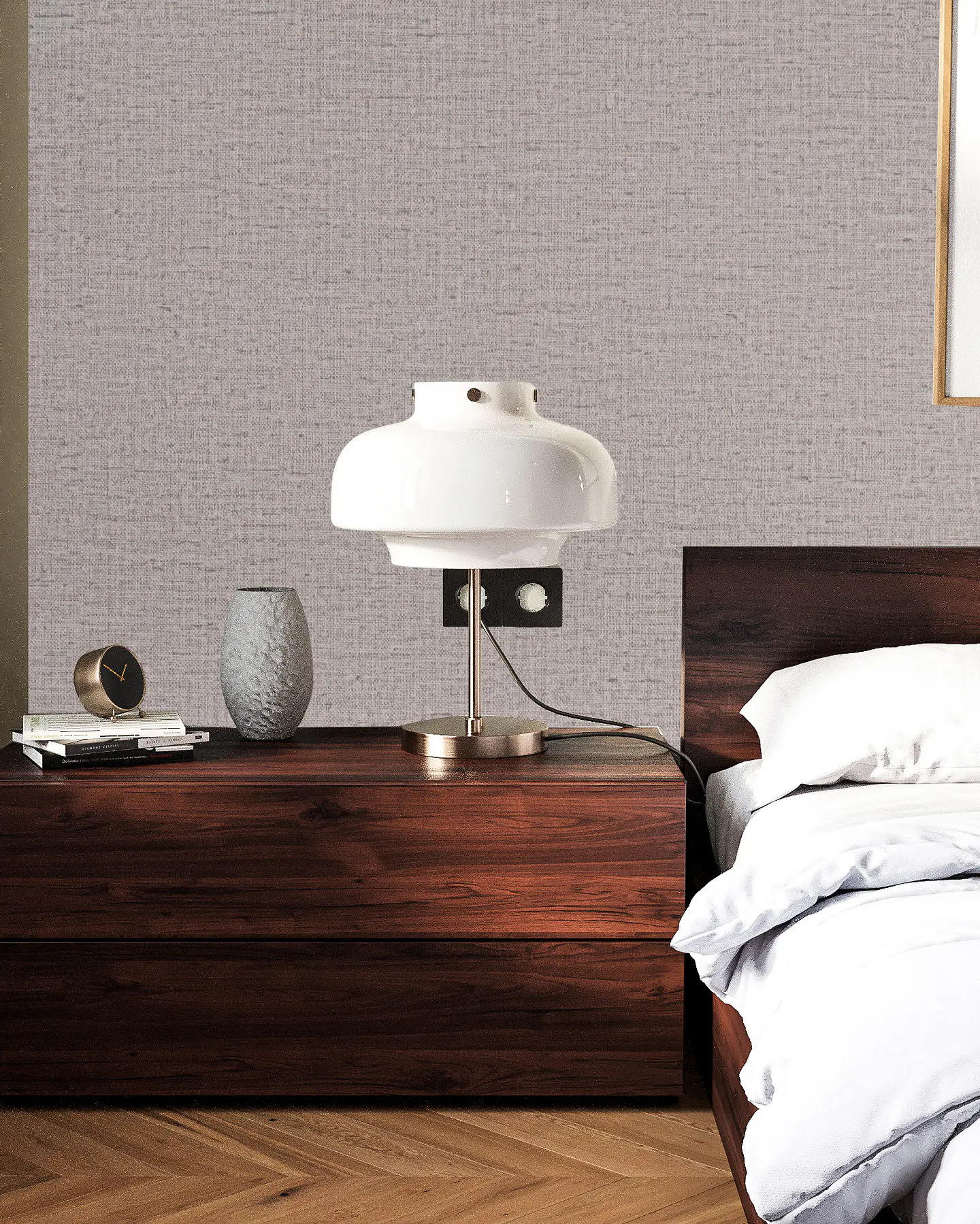 Papel Mural Adhesivo / Arpillera Beige 88416 7