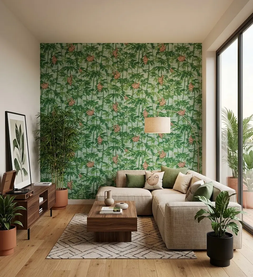 Papel Mural / Sloth Jungle 1