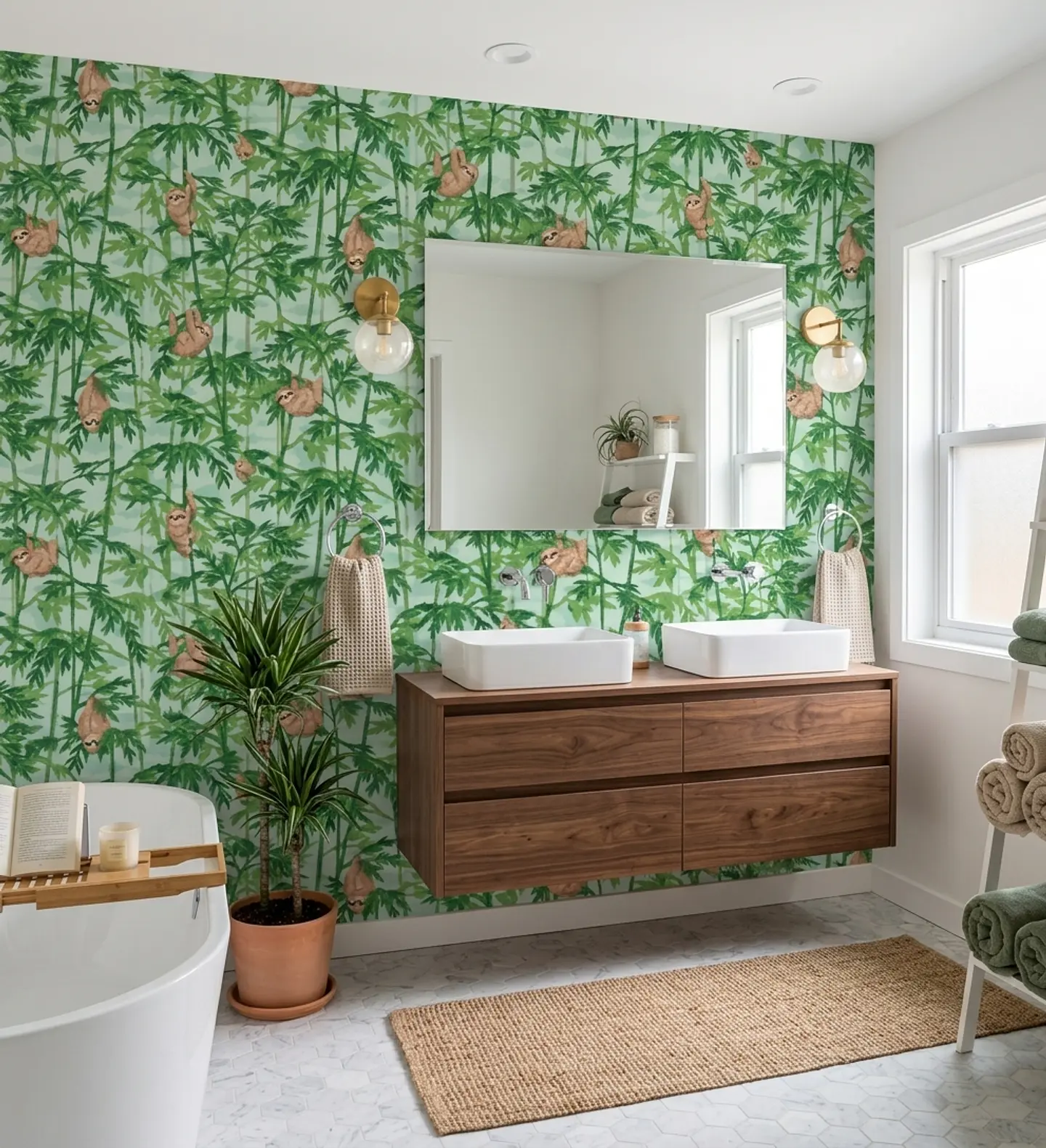 Papel Mural / Sloth Jungle 2