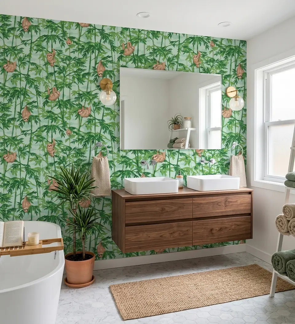 Papel Mural / Sloth Jungle 2