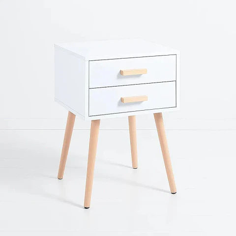 Velador Eames Doble Blanco (KL)