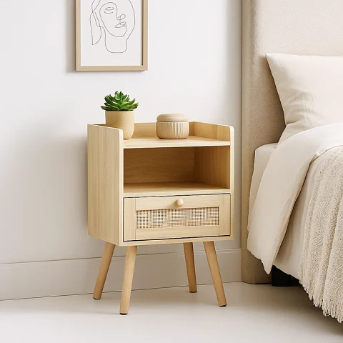 Velador Mesh Rattan con Espacio (KL)