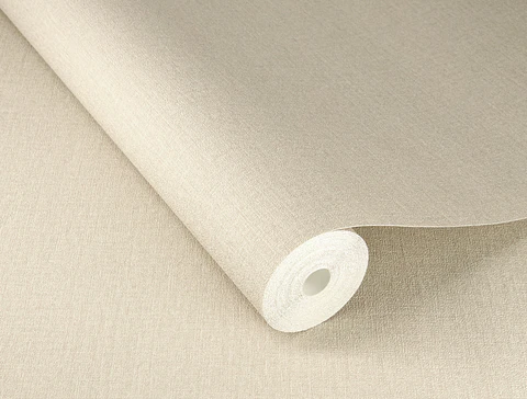 Papel Mural Lino Beige / 555851 (Liverna)