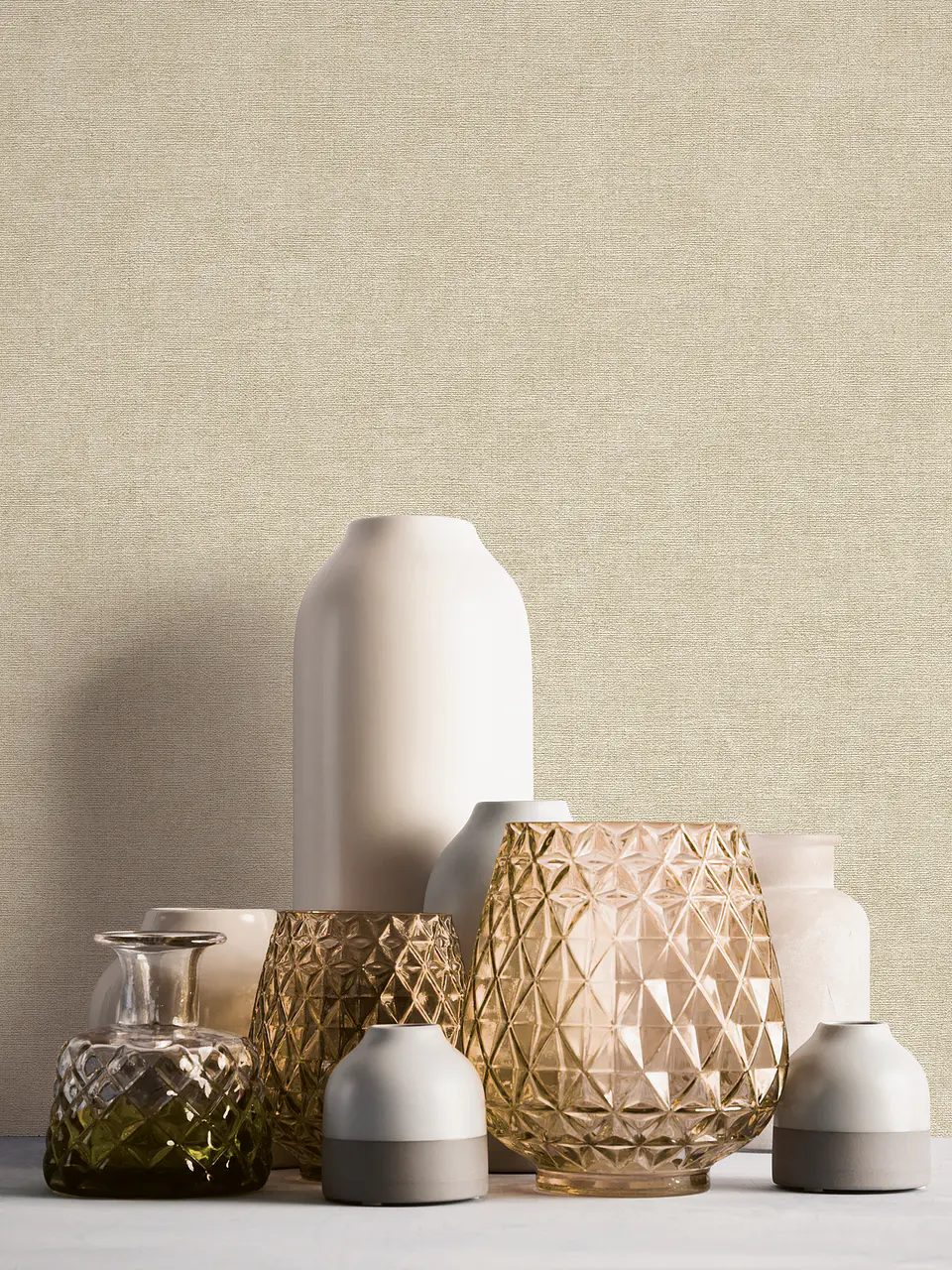 Papel Mural Lino Gris / 395654 (Spectrum) 1