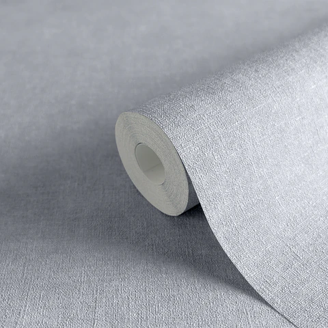 Papel Mural Lino Gris / 395662 (Spectrum)