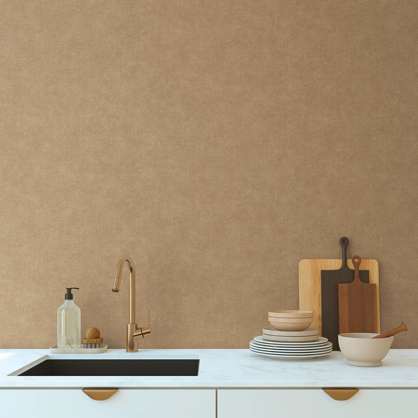 Papel Mural Lino Café / 395666 (Spectrum) 4