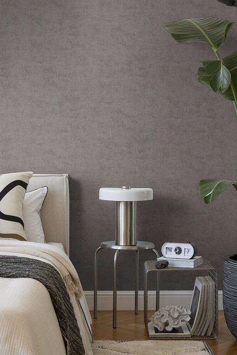 Papel Mural Acanalado Gris / 791525 (Spectrum)