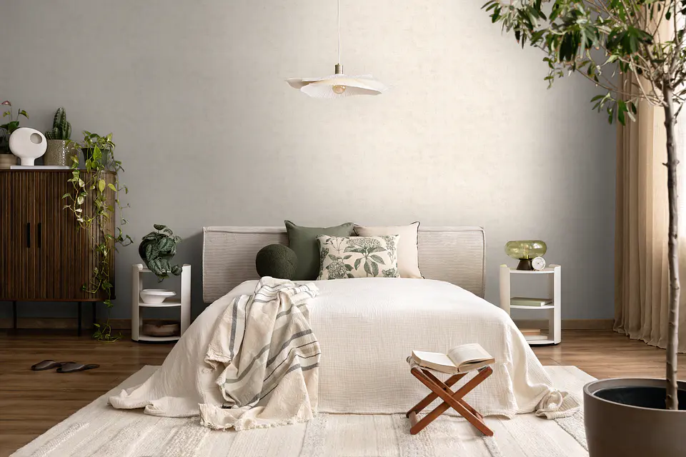 Papel Mural Acanalado Gris / 791544 (Spectrum) 1