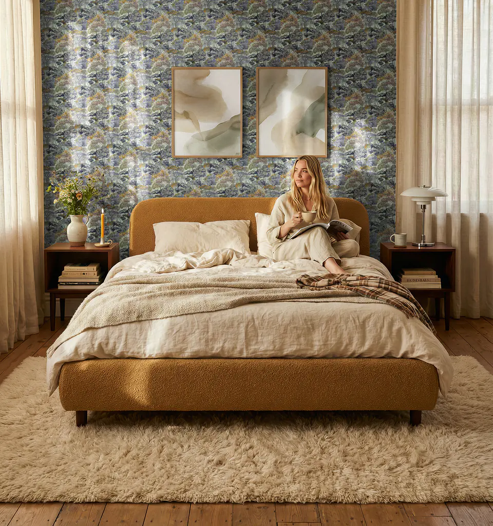 Papel Mural Arboles Azul / 792271 (Spectrum) 3