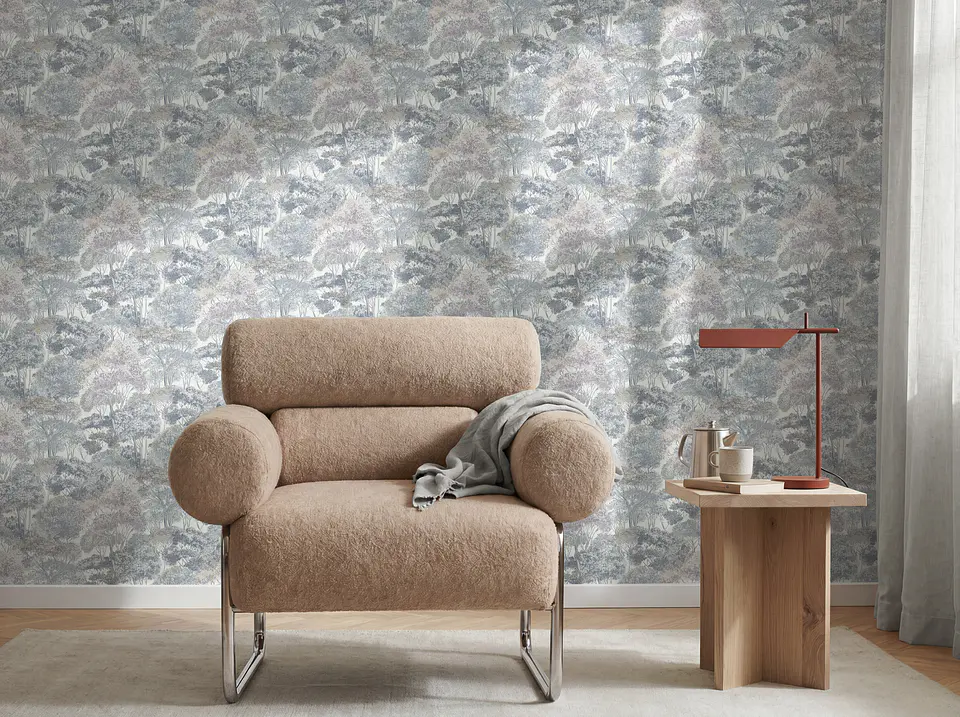 Papel Mural Arboles Azul / 792273 (Spectrum) 1