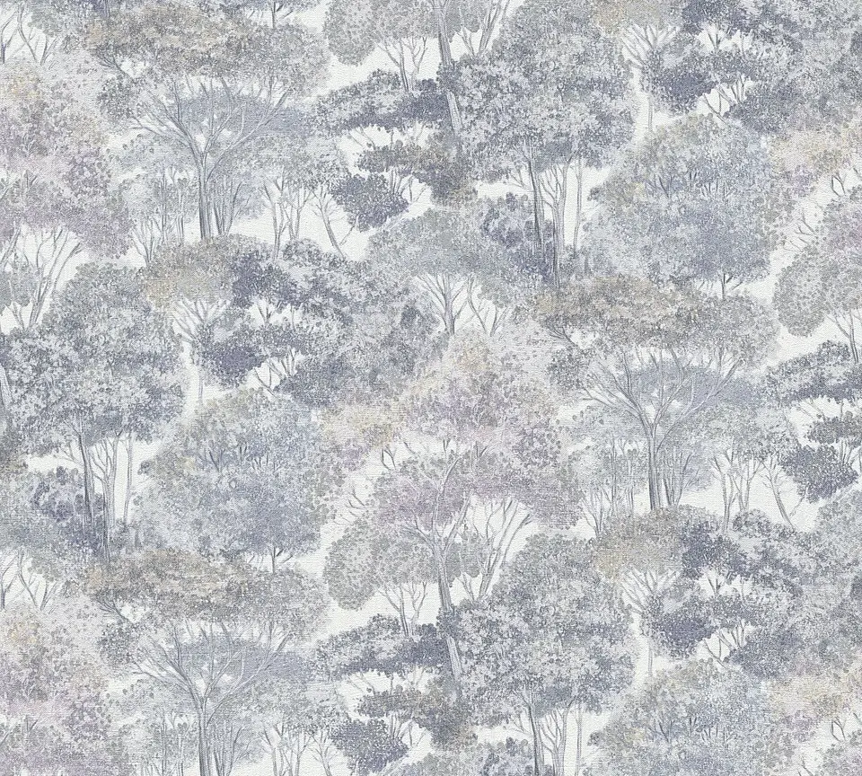 Papel Mural Arboles Azul / 792273 (Spectrum) 3