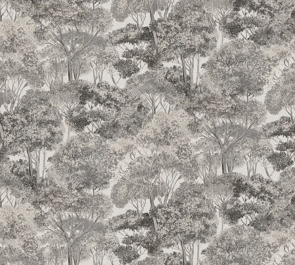 Papel Mural Arboles Gris / 792274 (Spectrum) 4
