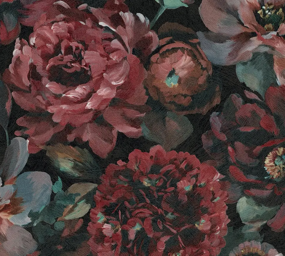 Papel Mural Floral Rojo / 792312 (Spectrum) 5