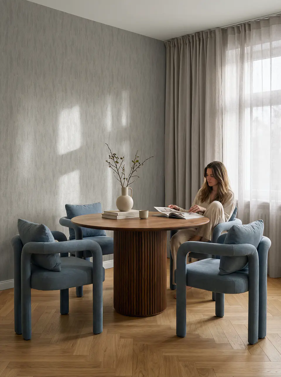 Papel Mural Pinceladas Grises / 792322 (Spectrum) 3