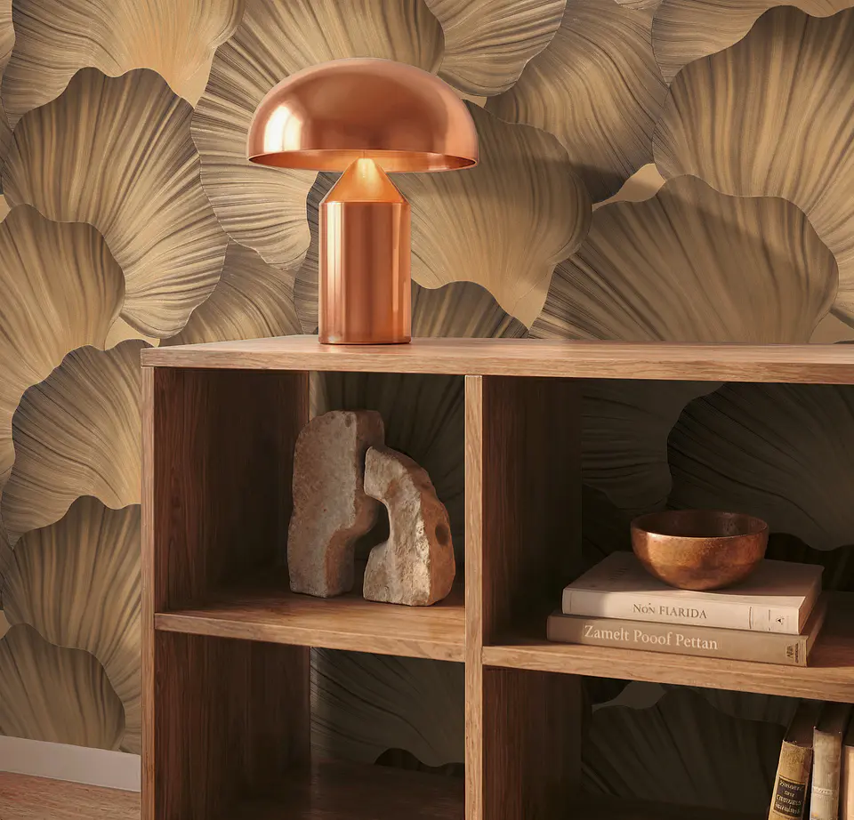 Papel Mural Hojas Ginkgo Café / 792333 (Spectrum) 3