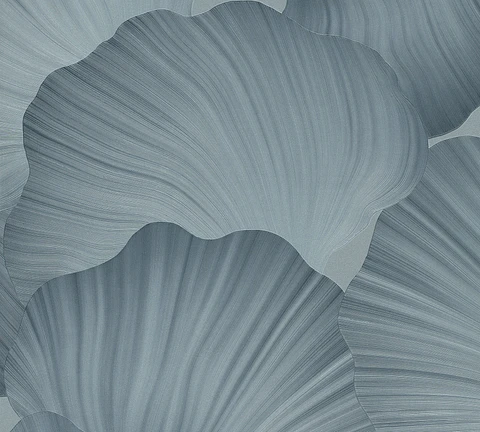 Papel Mural Hojas Ginkgo Turquesa / 792336 (Spectrum)