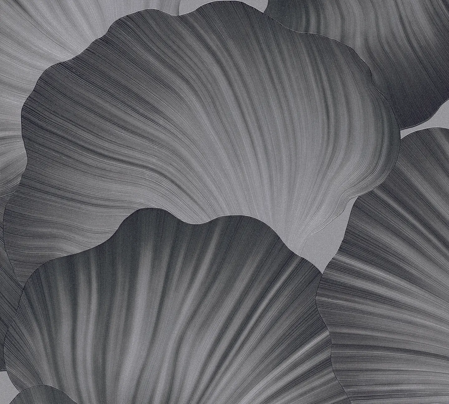 Papel Mural Hojas Ginkgo Negro / 792337 (Spectrum) 1