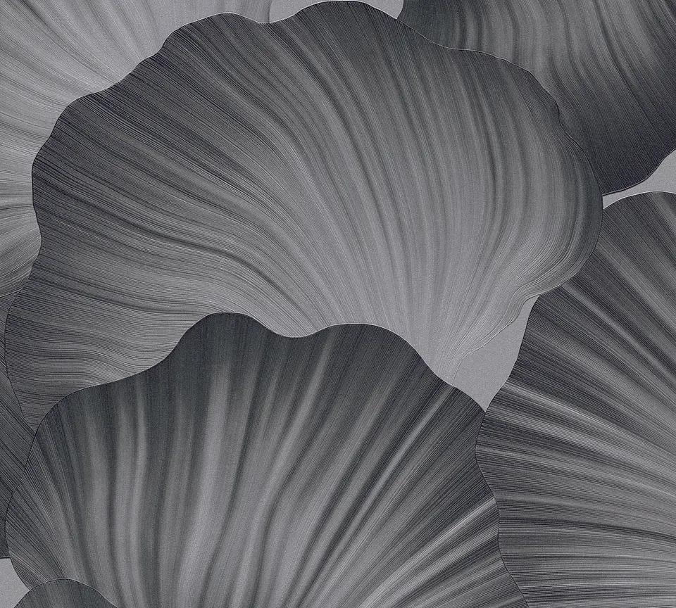 Papel Mural Hojas Ginkgo Negro / 792337 (Spectrum) 1