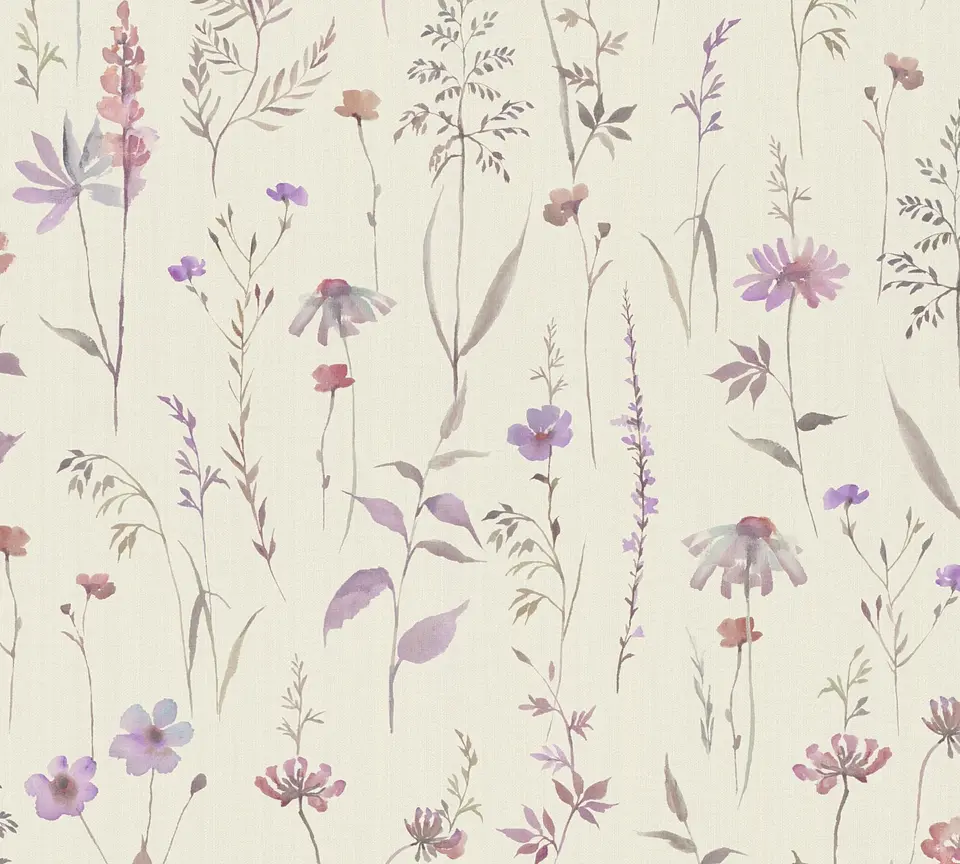 Papel Mural Flores Acuarela / 792371 (Spectrum) 5