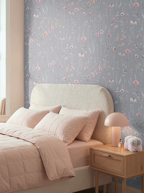 Papel Mural Flores Acuarela / 792372 (Spectrum)